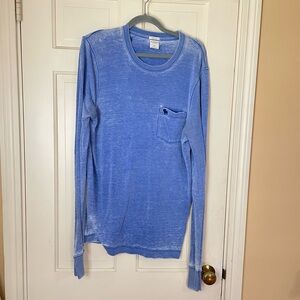 VINTAGE Abercrombie & Fitch Shirt Men XL Blue  Muscle Logo Casual Cotton Y2K